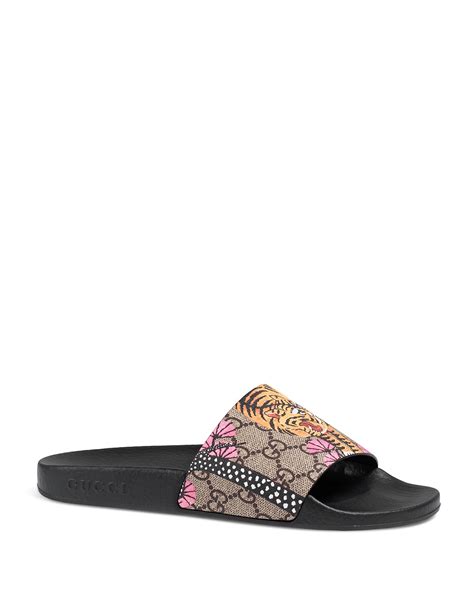 gucci pool slides women